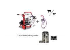 Electric milking machine for cows