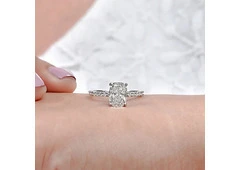 Shop Solitaire Accent Lab Grown Diamond Rings by Dvik Jewels In New York