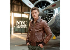 Men's Bomber Leather Jackets – Premium Quality, Classic NYC Styles Available Now