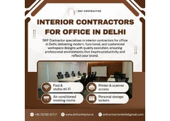 Who Are the Best Interior Contractors for Office in Delhi?