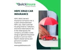 Get HDFC ERGO Car Insurance Online with Quickinsure for Complete Protection