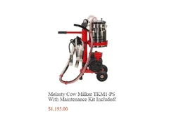 Electric goat milking machine