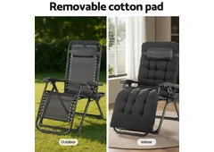 Gardeon Sun Lounge – Foldable Zero Gravity Outdoor Chair