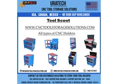 Tool Scoot – Heavy-Duty CNC Tool Holder Storage by Uratech