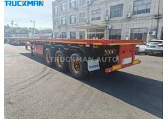 Container Semi Trailer Options: Flatbed, Skeleton, Side Loader | TRUCKMAN