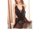 Order the Classic Black Mesh Whispering Veil Nighty