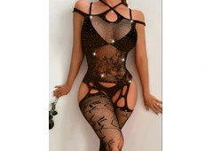 Buy Edgy Black Rebel Net Lingerie Online