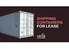 Containers for lease | LOTUS Containers