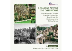 London Country Tours presents Private guided tours Cotswolds with door-to-door pickups