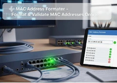 Professional MAC Address Formatter & Validator Tool Online