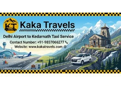 24x7 Delhi Airport to Kedarnath Cab Service – Trusted Travel Partner