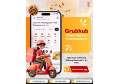 How is a Grubhub clone different from building a food delivery app from scratch?