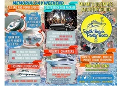 Memorial Day Weekend Miami Yacht & Booze Cruise Experience