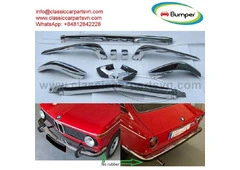 BMW 1502.1602.1802.2002 bumpers (1971-1976) by stainless steel new