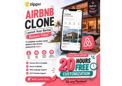 Zipprr Airbnb Clone: Launch Your Vacation Rental Marketplace in Days, Not Months