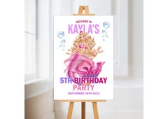 Birthday Party Welcome Board for Fun, Stylish Events