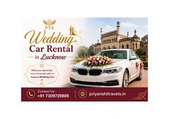 Wedding Car Rental in Lucknow for Elegant Wedding Rides