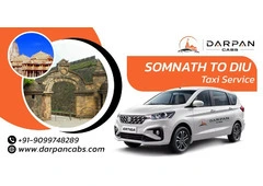Somnath to Diu Taxi Service for One-Way and Round-Trip Booking