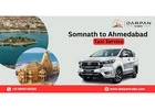 Somnath to Ahmedabad Taxi Service with Professional Drivers