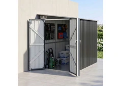 Spacious Giantz Garden Shed 118x238cm Lean-To Bike Shelter Storage