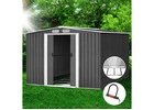 Spacious Metal Shed for Backyard Workshop Storage