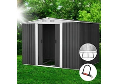 Give Garden Tools Their Own Space With a Strong Metal Shed