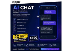 Is It Time to Launch an AI Chatbot Startup? Zipprr AI Chat for $490