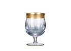 Whiskey Tumblers Crystal | Jessie Gold Finish Set