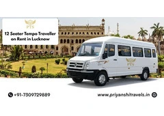 12 Seater Tempo Traveller on Rent in Lucknow