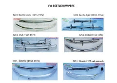 Volkswagen Beetle bumpers (1955-1975) and onwards by stainless steel
