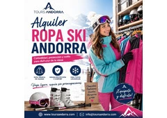 Vive la Nieve con Alquiler ropa ski Andorra y Tours Andorra