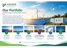 Juniper Green Energy – Renewable Energy Portfolio and Clean Power Solutions