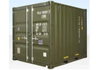 10ft Shipping Container for Sale (ONE TRIP) GREEN (RAL 6007)