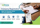Get Professional Company Registration in Vadodara Support from MPCS