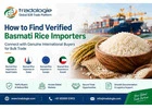 How to Find Verified Basmati Rice Importers