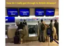 How do I speak to a British Airways agent?