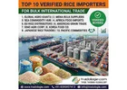 Top 10 Verified Rice Importers for Bulk International Trade