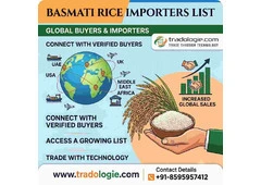 Basmati Rice Importers List | Global Buyers & Importers