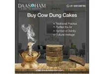 Cow Dung Cakes For Rudra Yagna  