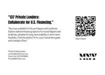 Private Money  Lender - "Real Estate Funding: Deal First, Credit Second!”