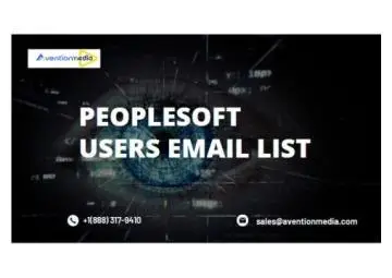 Why opt for Avention Media's Peoplesoft Users Email List for targeted marketing?
