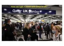 How can I get in touch with Qatar live agent in UK?