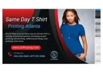 Get Custom Same-Day T-Shirt Printing in Atlanta with 3v Printing