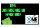 80% Commissions On Every Sale!