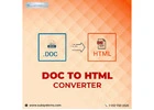 Click and Convert DOCX into HTML with the DOCX to HTML Converter