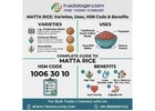 Matta Rice: Varieties, Uses, HSN Code & Benefits | Tradologie