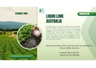 Liquid lime Australia