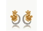 gold earrings